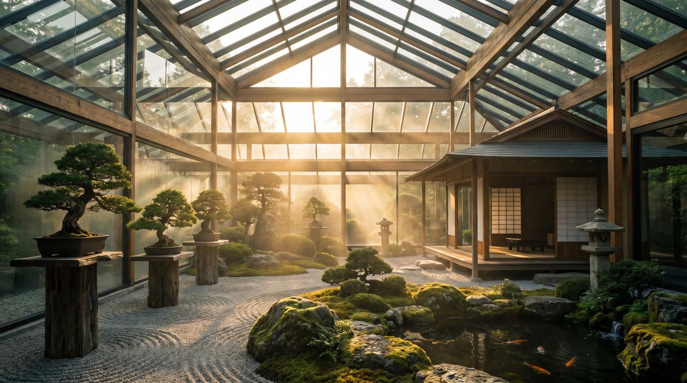 网红主播日式盆景视频展示